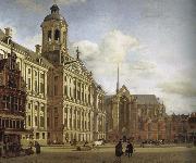 Jan van der Heyden City Hall and Plaza china oil painting reproduction